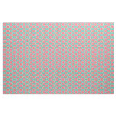 Roze Doughnut met Sprinkles Pattern op Aqua Blue Stof (Yard (91,4 cm))