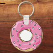 Roze Doughnut Sleutelhanger (Voorkant)
