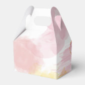 Roze Doughnut Two Sweet 2de verjaardag Bedankdoosjes (Achterkant)