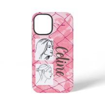 Roze draad schermende achtergrond/bewerkbare foto'