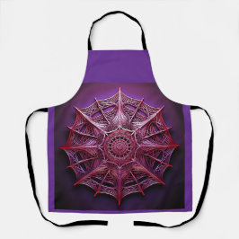 Roze draadraam Mandelbrot Schort