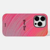 Roze Draaiende Hoesje Voor Mobiele Telefoon HAmbyW (Achterkant (horizontaal))
