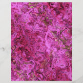 Roze Draaiende Marmeren Bulk Scrapbook Papier Pagi Flyer (Achterkant)