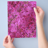 Roze Draaiende Marmeren Bulk Scrapbook Papier Pagi Flyer (Hand)