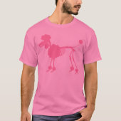 Roze draaieuwskelet t-shirt (Voorkant)
