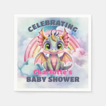 Roze Draak Baby Shower