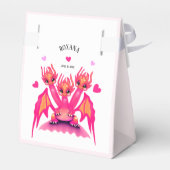 Roze draak bedankdoosjes (Achterkant)