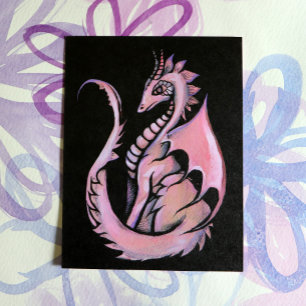 Roze Draak                                        Briefkaart