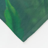 Roze draak en fee fleece deken (Hoek)