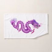 Roze draak handdoek (Handdoek)