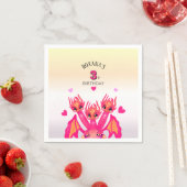 Roze draak servet (Insitu)