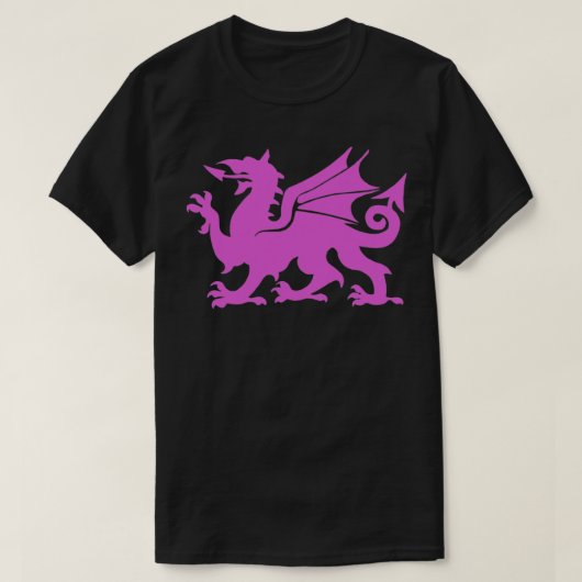 Roze draak t-shirt (Design voorkant)