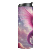 Roze draak thermosbeker (Gedraaid links)