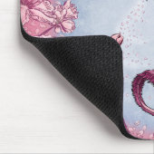 Roze draak van de Natuur van de lente Fantasy Art Muismat (Hoek)