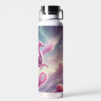 Roze draak waterfles