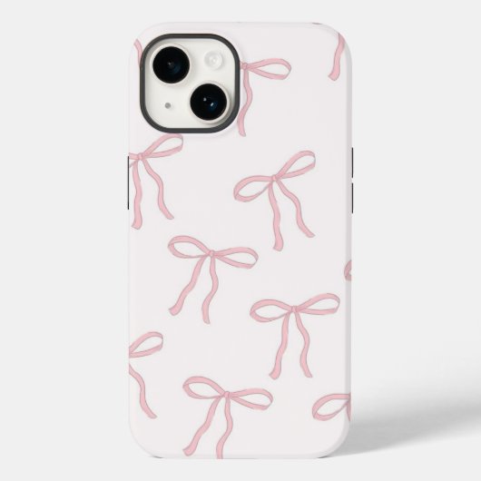 Roze draakhond met kleine vlindernokken Case-Mate iPhone case (Achterkant)