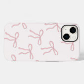 Roze draakhond met kleine vlindernokken Case-Mate iPhone case (Achterkant (horizontaal))