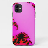Roze draden Hoesje-Mate iPhone case (Achterkant)