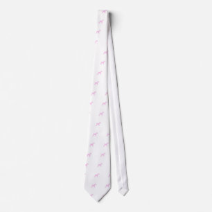 Roze dradenkruis voor fox terrier stropdas