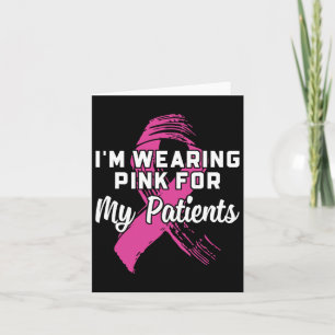 Roze dragen voor mijn patiënten Borstkanker Awaren Kaart