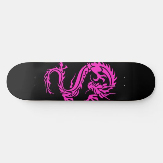 Roze dragon Skateboard Deck (Horizontaal)