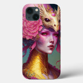 Roze dragon Skull Woman Fantasy Art Case-Mate iPhone Case (Achterkant)