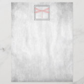 Roze Dragonfly - Aangepast papierblad (Achterkant)