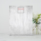 Roze Dragonfly - Aangepast papierblad (Staand voorkant)