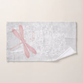 Roze Dragonfly - Aangepaste set voor handdoeken (Handdoek)