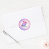 Roze Dragonfly Dragonflies Stickers (Envelop)