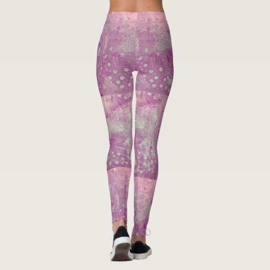 Roze Dragonfly Leggings (Achterkant)