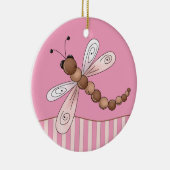 Roze Dragonfly Ornament (Rechts)