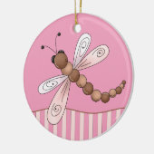 Roze Dragonfly Ornament (Links)