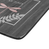 Roze Dragonfly Rustic Aangepast snijvlak Snijplank (Hoek)