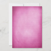 Roze Dragonfly Swirls Weddenschap Kaart (Achterkant)