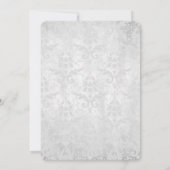 Roze Dragonfly Weduwuitnodiging Kaart (Achterkant)