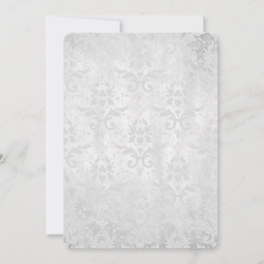 Roze Dragonfly Weduwuitnodiging Kaart (Achterkant)