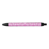 Roze Dragonfly Zwarte Inkt Pen (Voorkant)