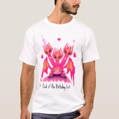 Roze draken T-shirt (Voorkant)