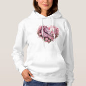 Roze Drakenhart Hoodie (Voorkant)