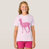 Roze Drama Lama T-Shirt (Voorkant volledig)
