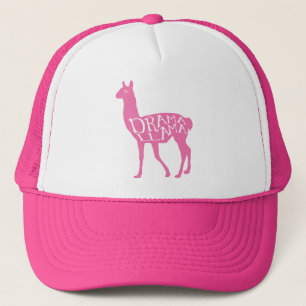 Roze Drama Lama Trucker Pet