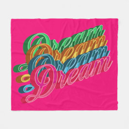 Roze Dream Fleece Deken