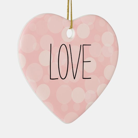 Roze Dream Keramisch Ornament (Rechts)