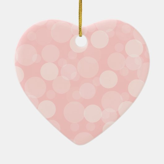 Roze Dream Keramisch Ornament (Achterkant)