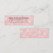 Roze Dream Mini Visitekaartje (Voorkant / Achterkant)