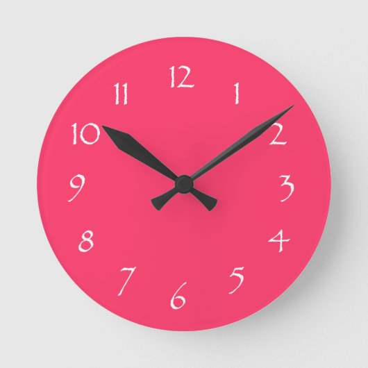 Roze Dream Ronde Klok (Voorkant)