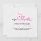 Roze Dreamcatcher Baby shower Invitation Kaart (Achterkant)