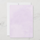 Roze Dreamcatcher Paarse Waterverf Bruiloftsuitnod Kaart (Achterkant)