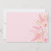 Roze Dreamcatcher Slumber Party Verjaardag Sleepov Kaart (Achterkant)